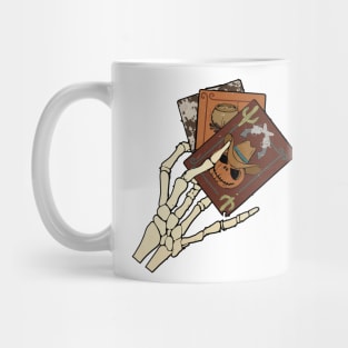 Skeleton Hand Playing Mug